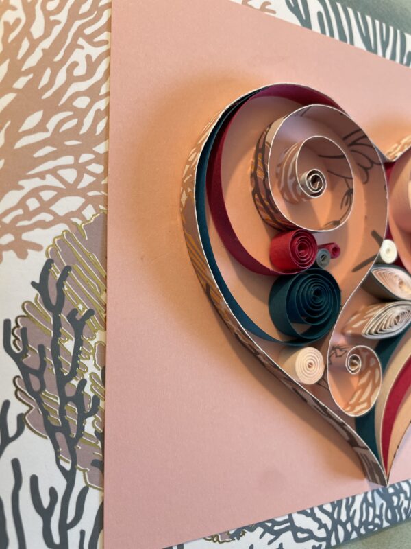 Under the Sea Quilled Heart - Image 5