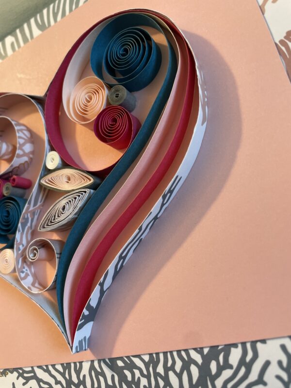Under the Sea Quilled Heart - Image 4