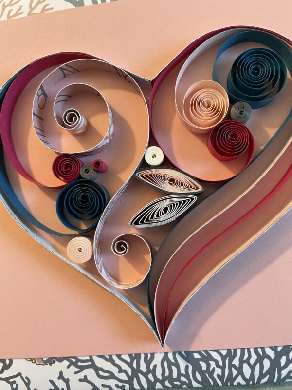 Under the Sea Quilled Heart - Image 3