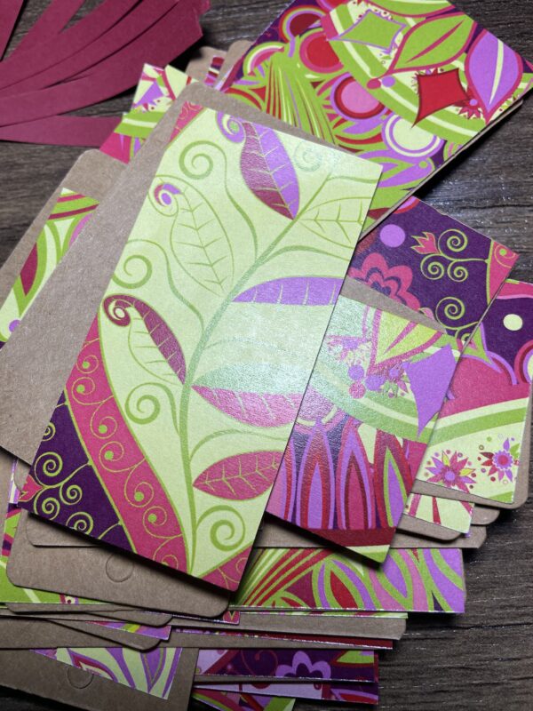 Neon Green Quilled Gift Tags - Image 4