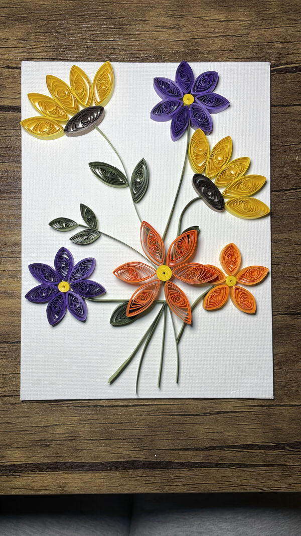 Quilled Fall Flowers - Image 5
