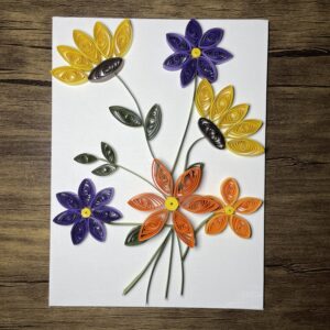 Quilled Fall Flowers