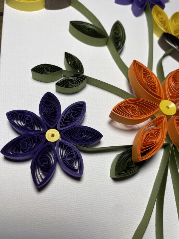 Quilled Fall Flowers - Image 3