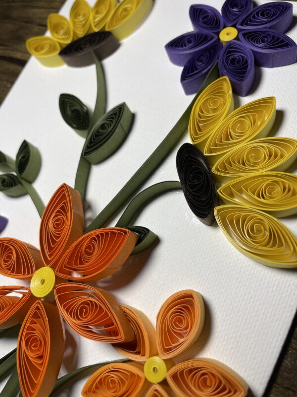 Quilled Fall Flowers - Image 4