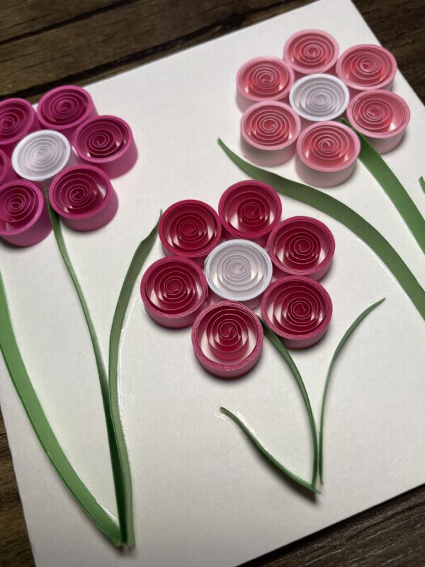 Quilled Pink Trio - Image 4